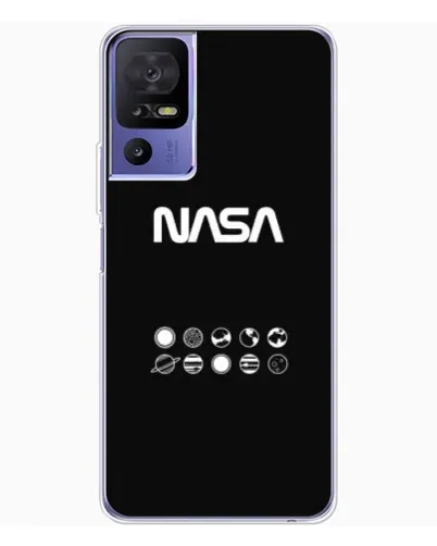 Чехол для TCL 605 с картинкой «NASA — технический принт»