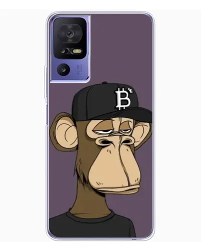 Чехол для TCL 605 с картинкой «Bored Ape в кепке»