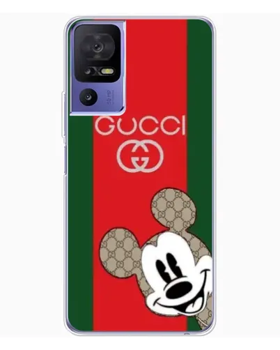 Чохол для TCL 605 з картинкою «Gucci — смуги та Міккі»