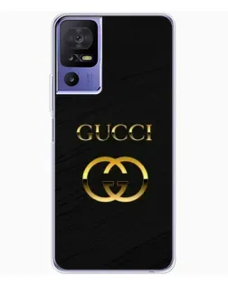 Чохол для TCL 605 з картинкою «Золотий логотип Gucci»