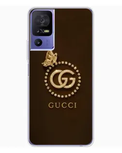 Чохол для TCL 605 з картинкою «Gucci — золотий метелик»