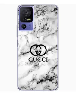 Чохол для TCL 605 з картинкою «Gucci — мармуровий шик»