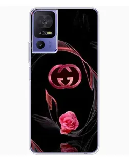 Чохол для TCL 605 з картинкою «Gucci — неонова троянда»