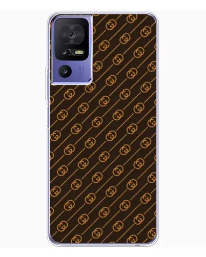 Чохол для TCL 605 з картинкою «Gucci — золоті діагоналі»