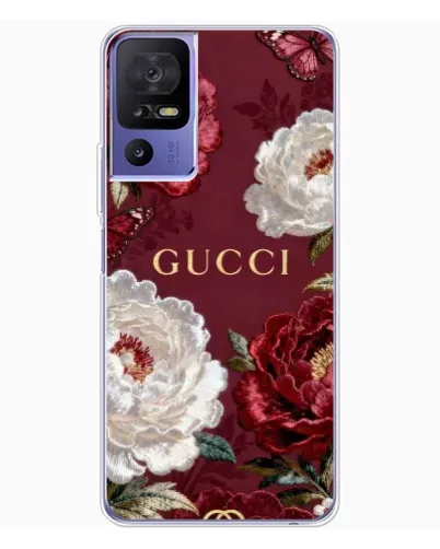 Чехол для TCL 605 с картинкой «Gucci — бордовые розы» Чехол для TCL 605 с картинкой «Gucci — бордовые розы»