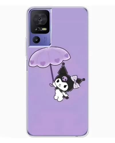 Чехол для TCL 605 с картинкой «Kuromi с зонтиком» Чехол для TCL 605 с картинкой «Kuromi с зонтиком»