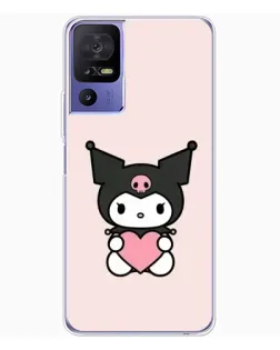 Чехол для TCL 605 с картинкой «Kuromi и сердце»