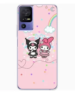 Чехол для TCL 605 с картинкой «My Melody и Kuromi»