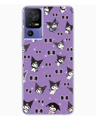 Чехол для TCL 605 с картинкой «Kuromi — паттерн» Чехол для TCL 605 с картинкой «Kuromi — паттерн»