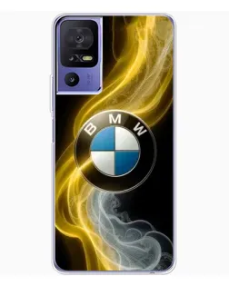 Чехол для TCL 605 с картинкой «Золотистый дым BMW»
