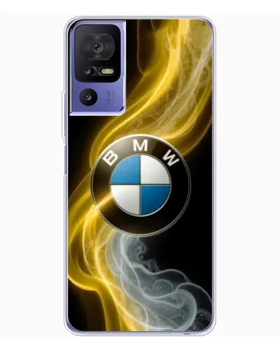 Чехол для TCL 605 с картинкой «Золотистый дым BMW»