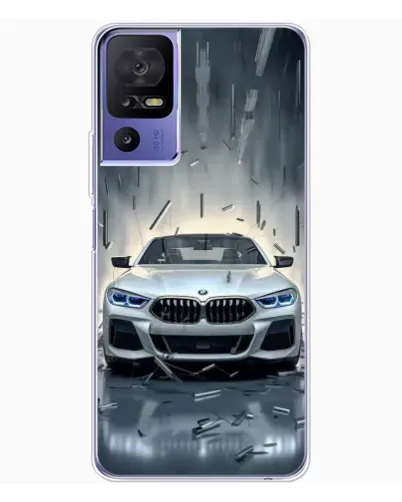 Чехол для TCL 605 с картинкой «BMW в свете фар»