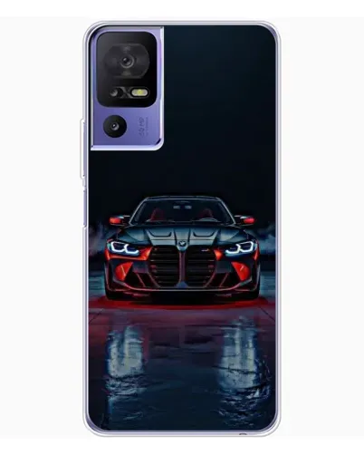 Чехол для TCL 605 с картинкой «BMW на мокрой дороге»