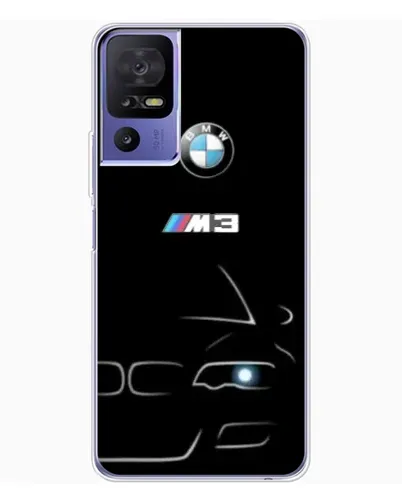 Чехол для TCL 605 с картинкой «Минималистичный принт BMW M3»