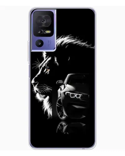 Чехол для TCL 605 с картинкой «BMW и лев»