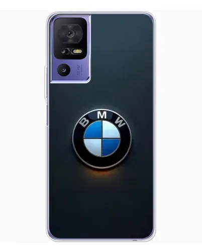 Чехол для TCL 605 с картинкой «Логотип BMW — минимализм»