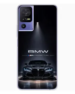 Чехол для TCL 605 с картинкой «BMW сквозь ночной город»