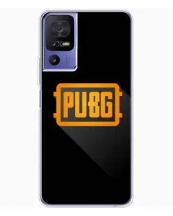 Чохол для TCL 605 з картинкою «PUBG — рамка лого»