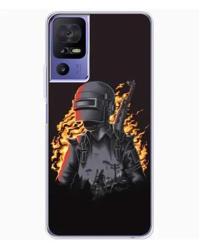 Чохол для TCL 605 з картинкою «PUBG — вогняний силует» Чохол для TCL 605 з картинкою «PUBG — вогняний силует»