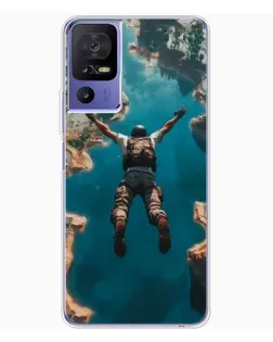 Чохол для TCL 605 з картинкою «PUBG — вільне падіння»