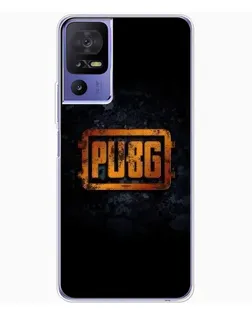 Чохол для TCL 605 з картинкою «PUBG — золотий логотип»
