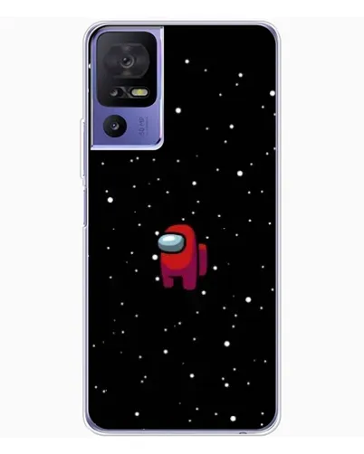 Чохол для TCL 605 з картинкою «Червоний Among Us»