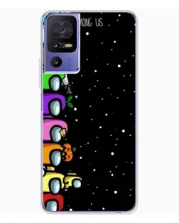 Чохол для TCL 605 з картинкою «Команда Among Us»