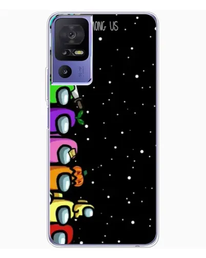 Чохол для TCL 605 з картинкою «Команда Among Us»