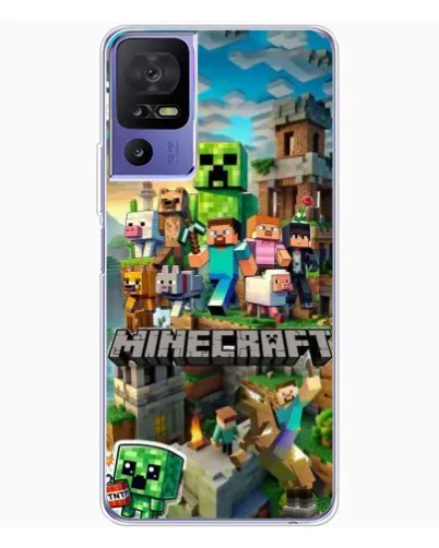 Чехол для TCL 605 с картинкой «Замок Minecraft»