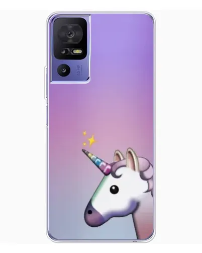 Чехол для TCL 605 с картинкой «Единорог градиент» Чехол для TCL 605 с картинкой «Единорог градиент»