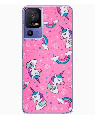 Чехол для TCL 605 с картинкой «Unicorn паттерн розовый» Чехол для TCL 605 с картинкой «Unicorn паттерн розовый»