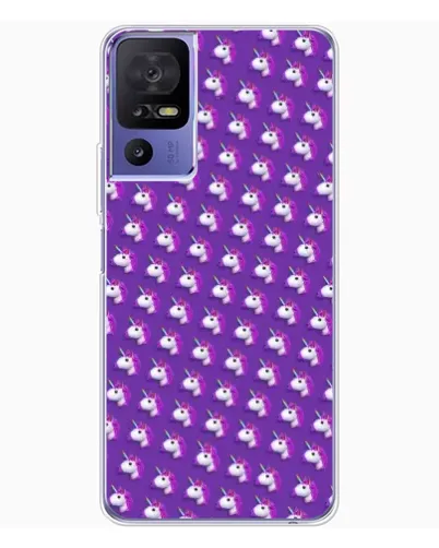 Чехол для TCL 605 с картинкой «Единороги на фиолетовом» Чехол для TCL 605 с картинкой «Единороги на фиолетовом»