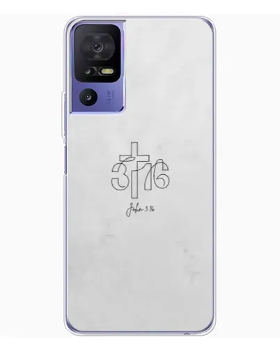 Чохол для TCL 605 з картинкою «Івана 3:16 Хрест»