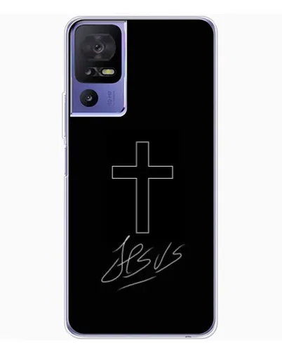 Чехол для TCL 605 с картинкой «Графический крест Jesus» Чехол для TCL 605 с картинкой «Графический крест Jesus»