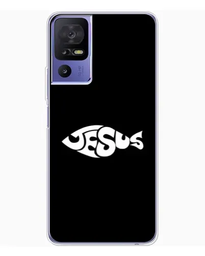 Чехол для TCL 605 с картинкой «Рыба Jesus» Чехол для TCL 605 с картинкой «Рыба Jesus»