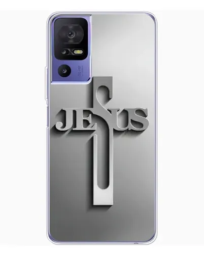 Чехол для TCL 605 с картинкой «Металлический крест Jesus» Чехол для TCL 605 с картинкой «Металлический крест Jesus»