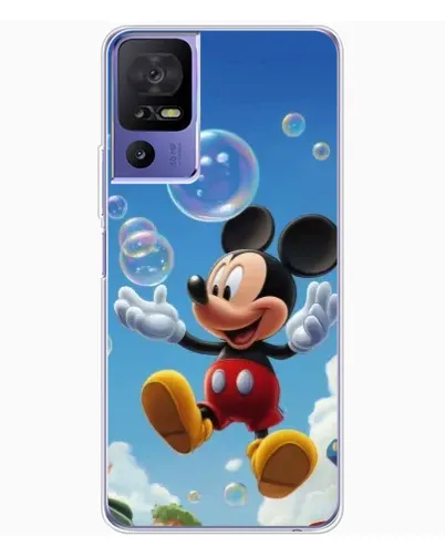 Чехол для TCL 605 с картинкой «Mickey и мыльные пузыри»