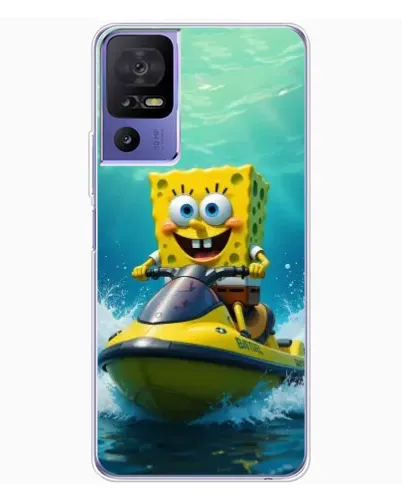 Чехол для TCL 605 с картинкой «Спанч Боб на гидроцикле» Чехол для TCL 605 с картинкой «Спанч Боб на гидроцикле»