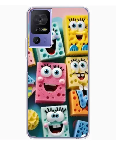 Чехол для TCL 605 с картинкой «Цветные губки» Чехол для TCL 605 с картинкой «Цветные губки»