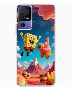 Чехол для TCL 605 с картинкой «Космический фастфуд»