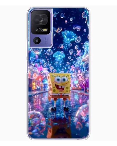 Чехол для TCL 605 с картинкой «Неоновый океан» Чехол для TCL 605 с картинкой «Неоновый океан»