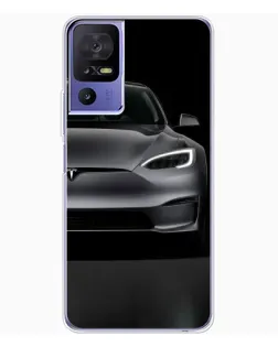 Чохол для TCL 605 з картинкою «Tesla Model S Look»
