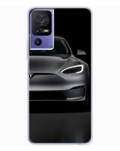 Чохол для TCL 605 з картинкою «Tesla Model S Look»