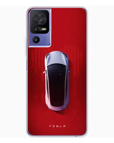 Чохол для TCL 605 з картинкою «Tesla Top View»