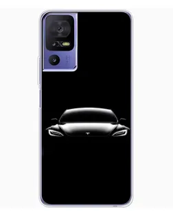 Чохол для TCL 605 з картинкою «Фари Tesla Night»