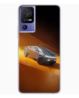 Чохол для TCL 605 з картинкою «Cybertruck у пустелі»
