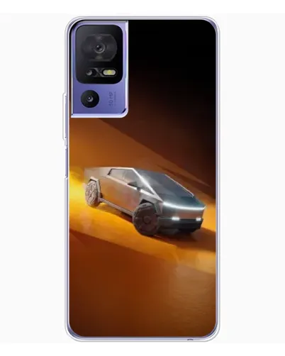 Чохол для TCL 605 з картинкою «Cybertruck у пустелі»