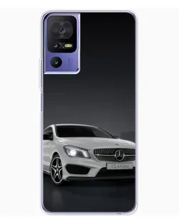 Чехол для TCL 605 с картинкой «Mercedes AMG GT Silver»