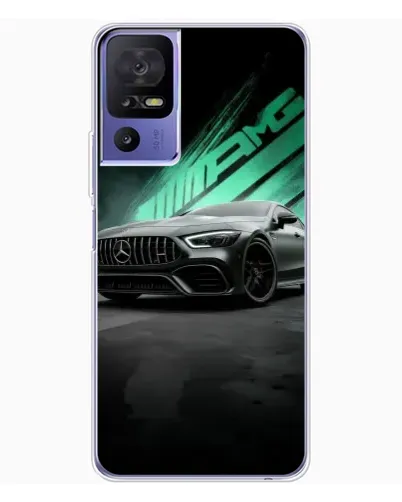 Чехол для TCL 605 с картинкой «Темный Mercedes AMG» Чехол для TCL 605 с картинкой «Темный Mercedes AMG»