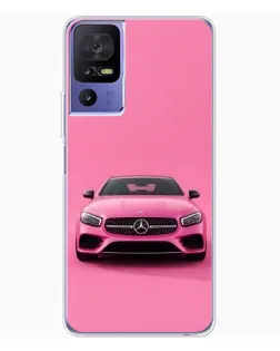 Чехол для TCL 605 с картинкой «Розовый Mercedes AMG»